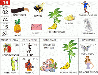 Buku mimpi 16